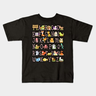 Back to School Kergarten Teacher ABCs  Alphabet Kids T-Shirt